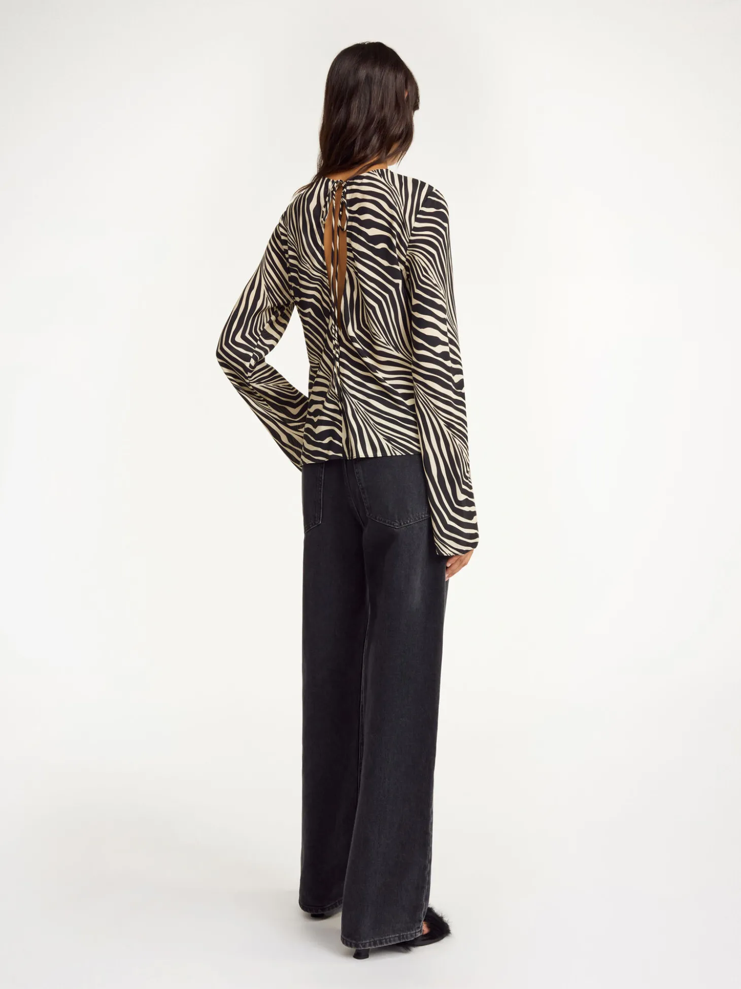Discount By Malene Birger Pricilla top Zebra