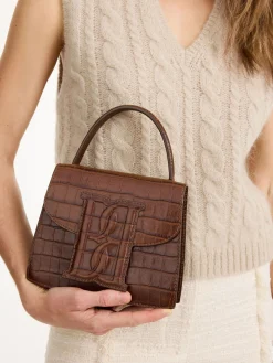 Discount By Malene Birger Ramil skuldertaske i l&aelig;der Bison
