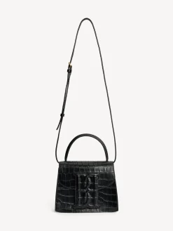 Hot By Malene Birger Ramil skuldertaske i l&aelig;der Black