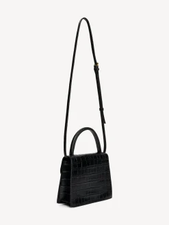 Hot By Malene Birger Ramil skuldertaske i l&aelig;der Black