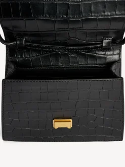 Hot By Malene Birger Ramil skuldertaske i l&aelig;der Black
