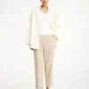 Best By Malene Birger Remi bukser BeigeMelange