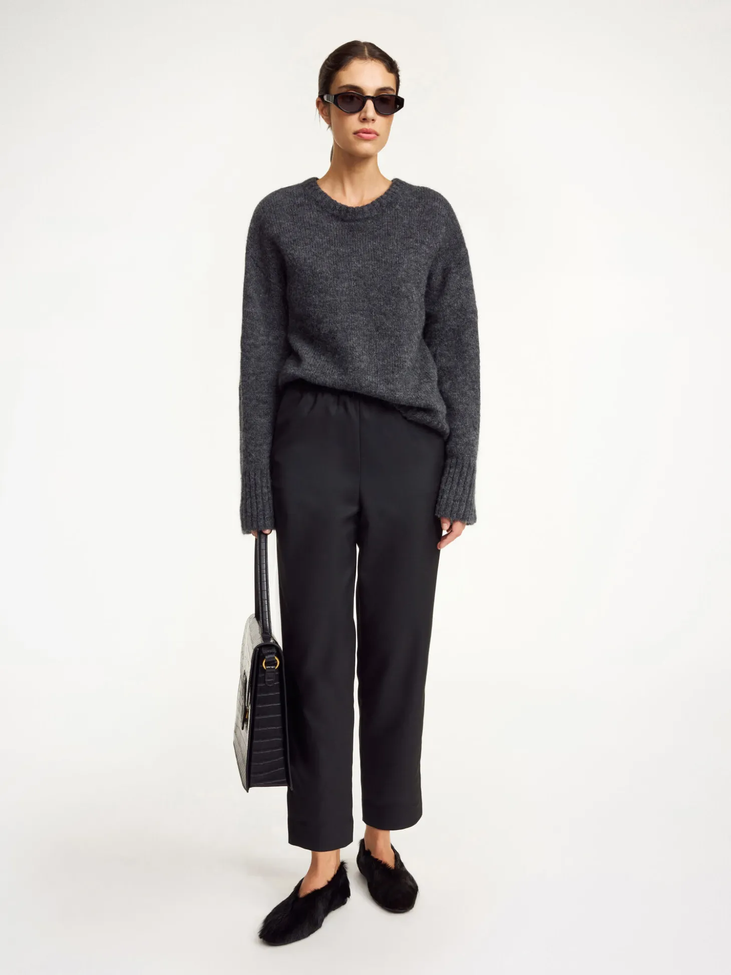 Online By Malene Birger Remi bukser Black
