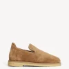 Sale By Malene Birger Romine slippers i ruskind TobaccoBrown