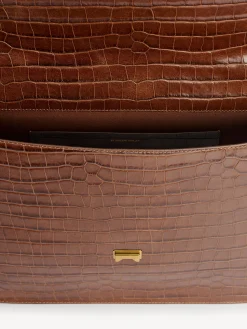 Discount By Malene Birger Ronlas skuldertaske i l&aelig;der Bison