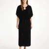 New By Malene Birger Rosae maxikjole Black