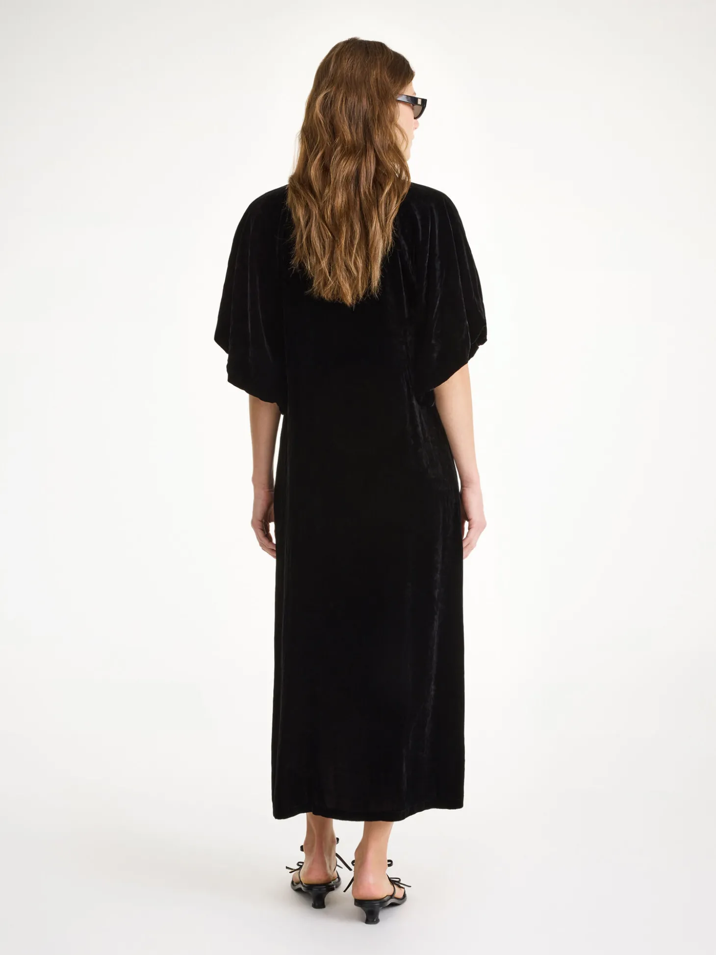 New By Malene Birger Rosae maxikjole Black