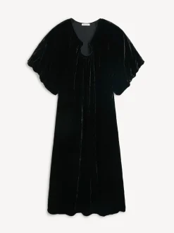 New By Malene Birger Rosae maxikjole Black