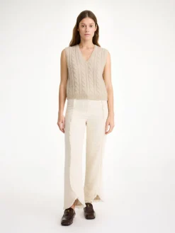 Online By Malene Birger Simea vest OysterGray