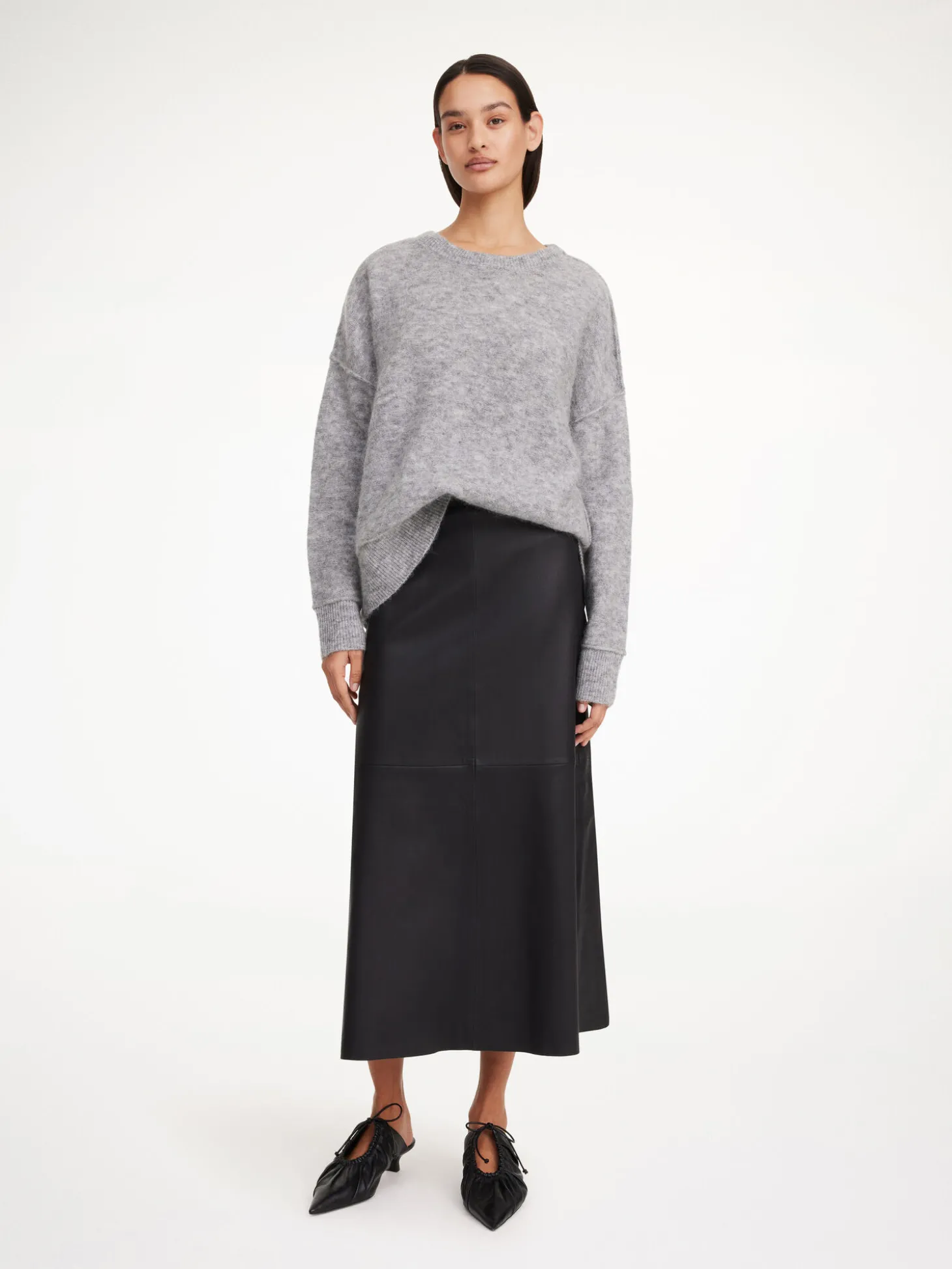 Clearance By Malene Birger Simoas nederdel i læder Black