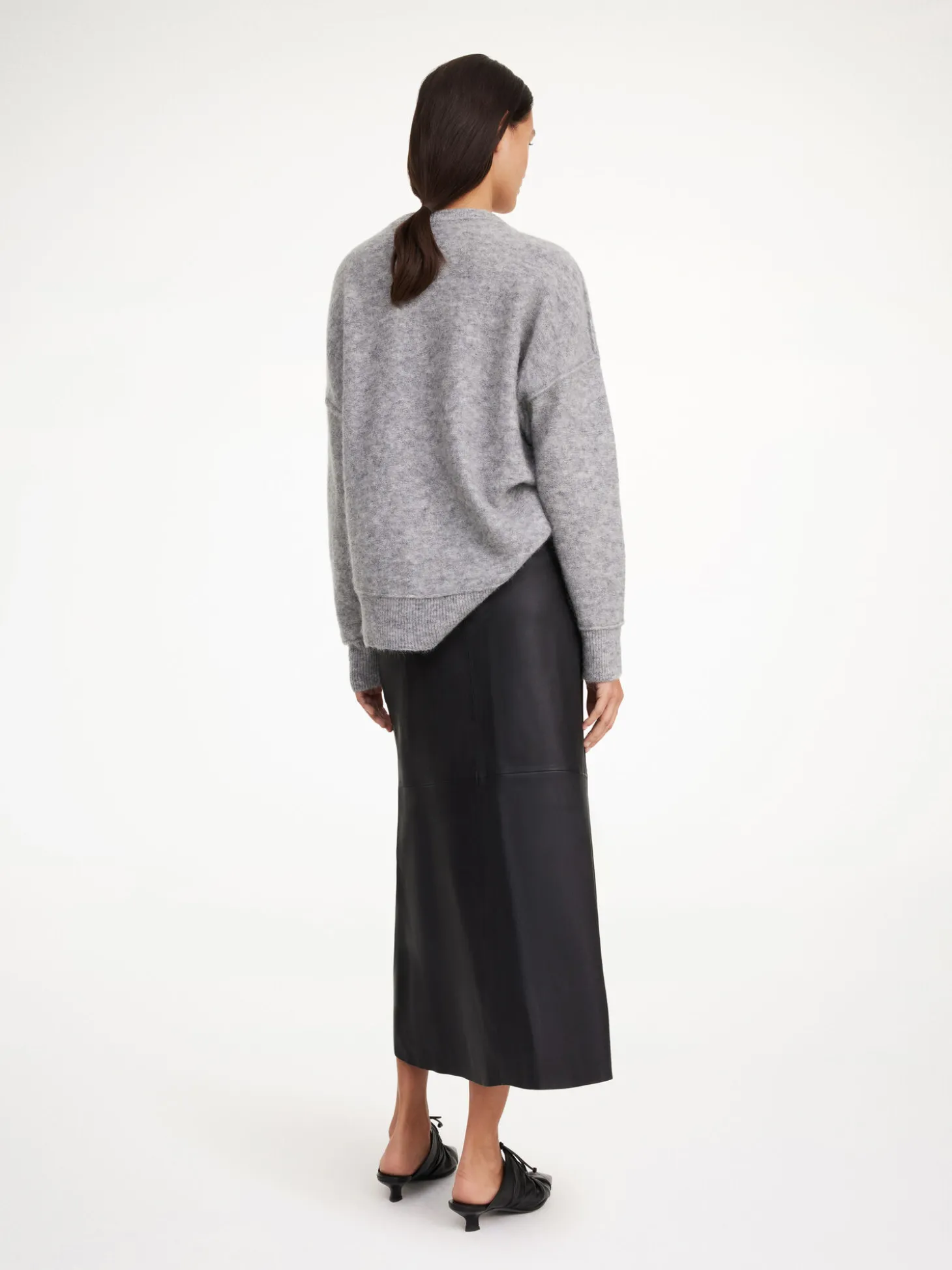 Clearance By Malene Birger Simoas nederdel i læder Black