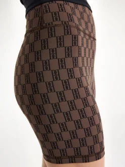 Best By Malene Birger Siola tr&aelig;ningsshorts DarkMahogany