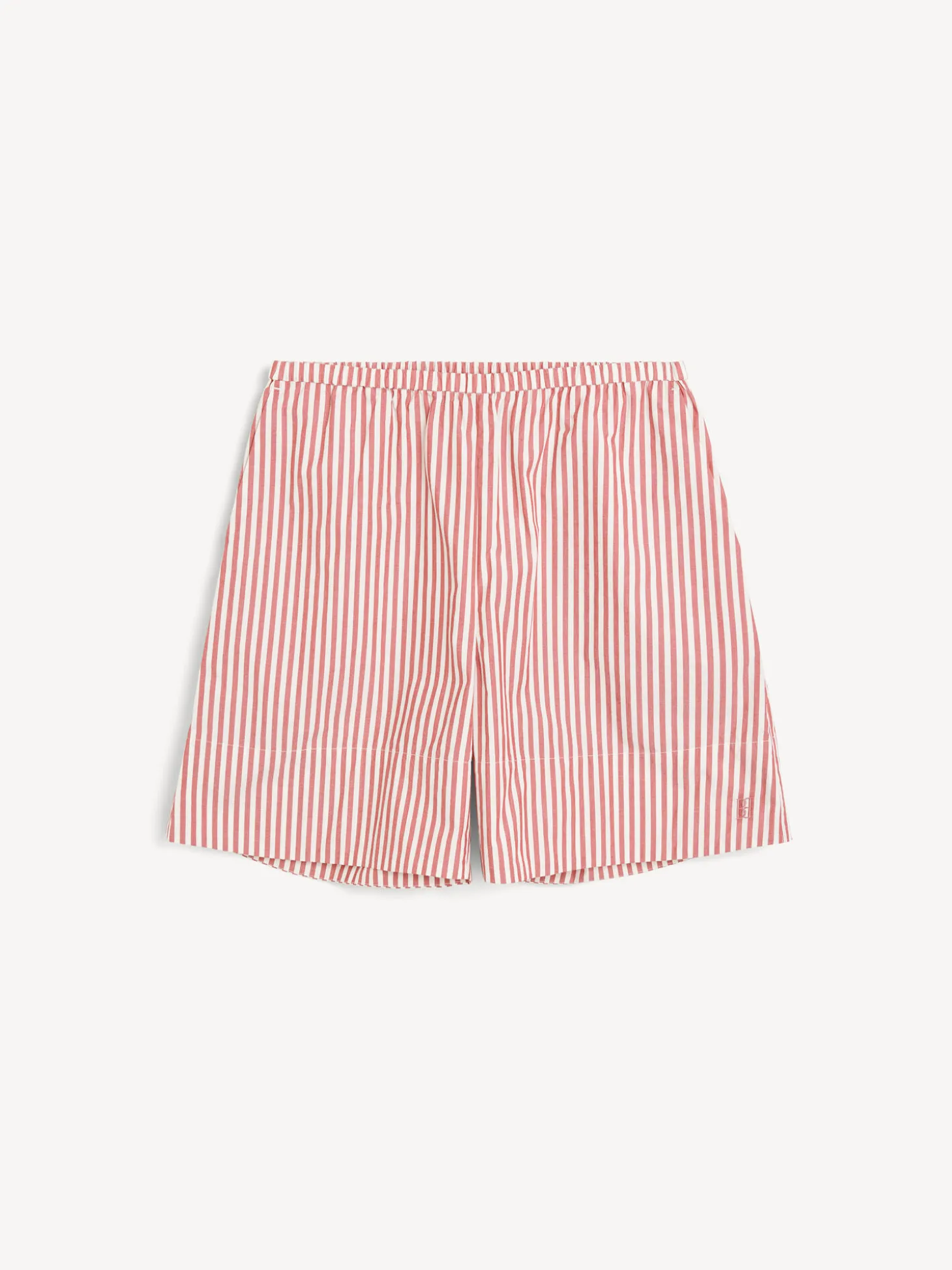 Fashion By Malene Birger Siona shorts RedWhiteStripes