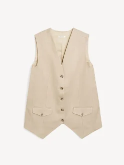 Discount By Malene Birger Sophine vest OysterGray