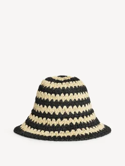 Sale By Malene Birger Strawie hat Black