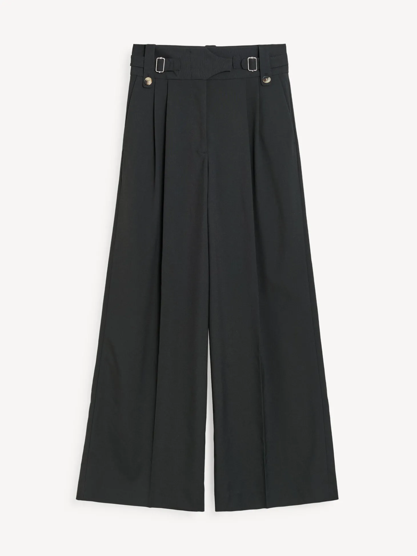 New By Malene Birger Taal højtaljede bukser Black