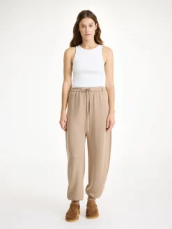 Best By Malene Birger Tevana højtaljede bukser Nomad