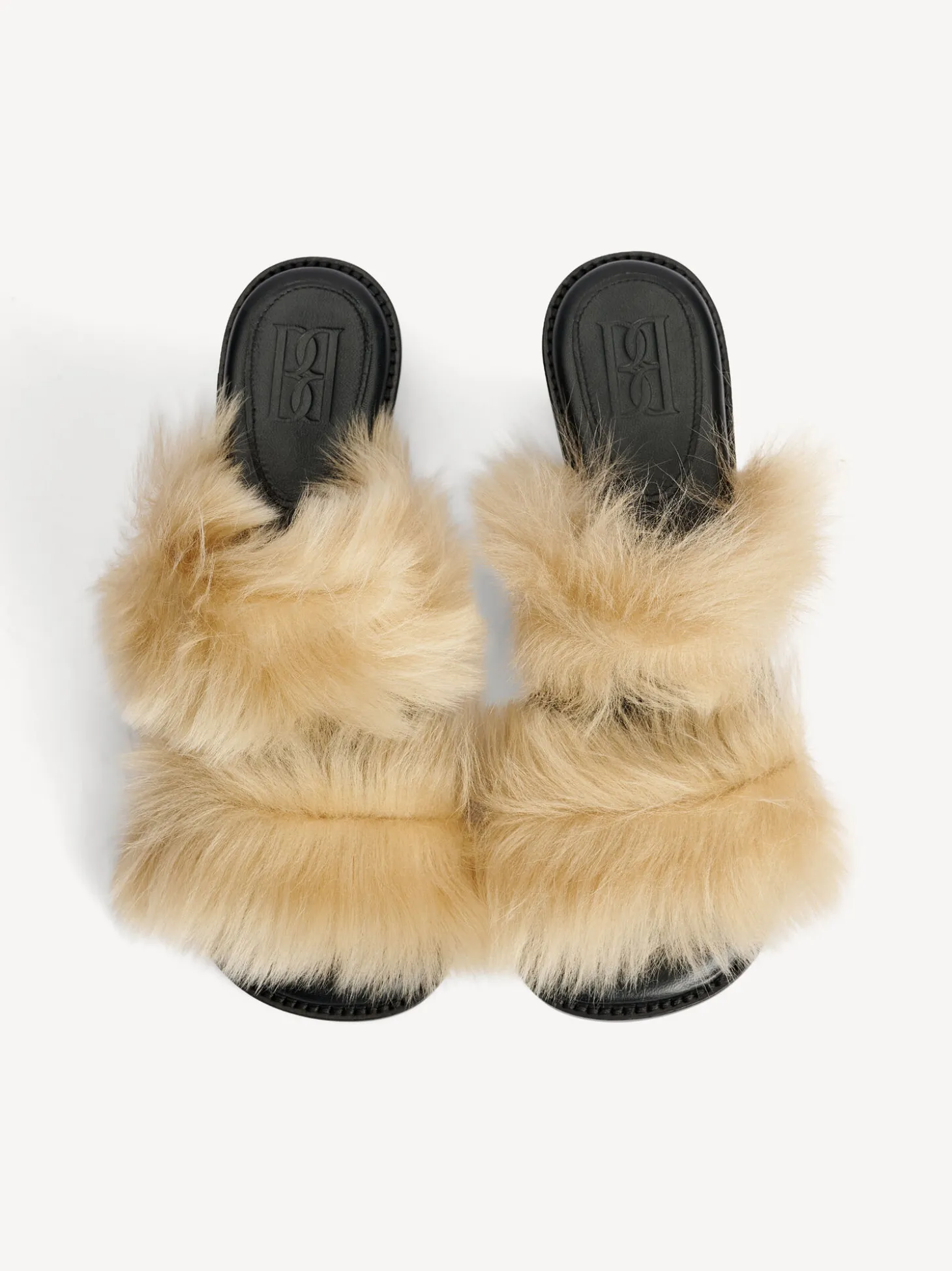 Clearance By Malene Birger Tianna sandaler i shearling OysterGray