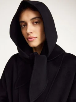 Best By Malene Birger Tianne h&aelig;tte i uld Black