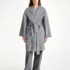 Best By Malene Birger Trullas uldfrakke GreyMelange
