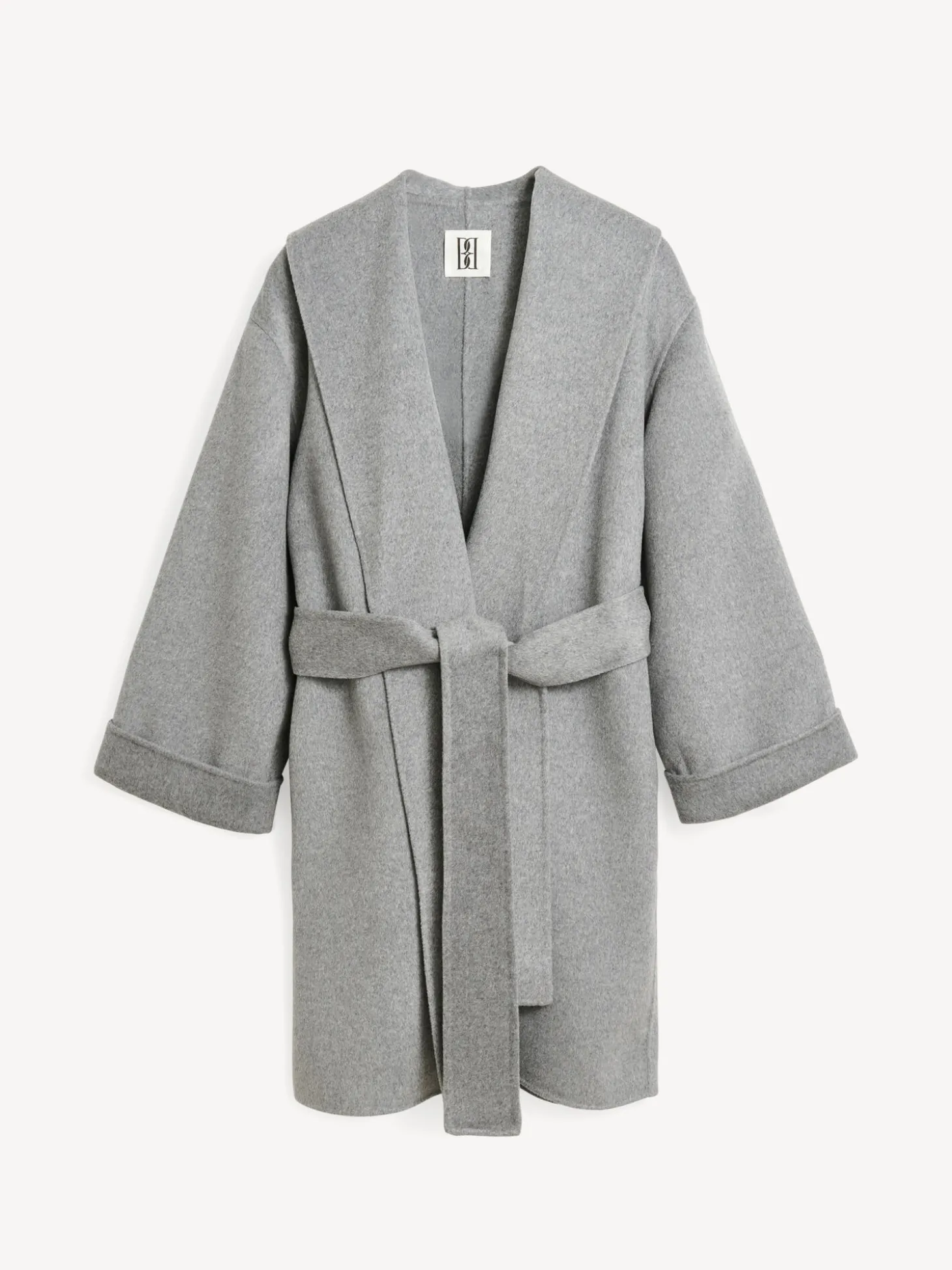 Best By Malene Birger Trullas uldfrakke GreyMelange