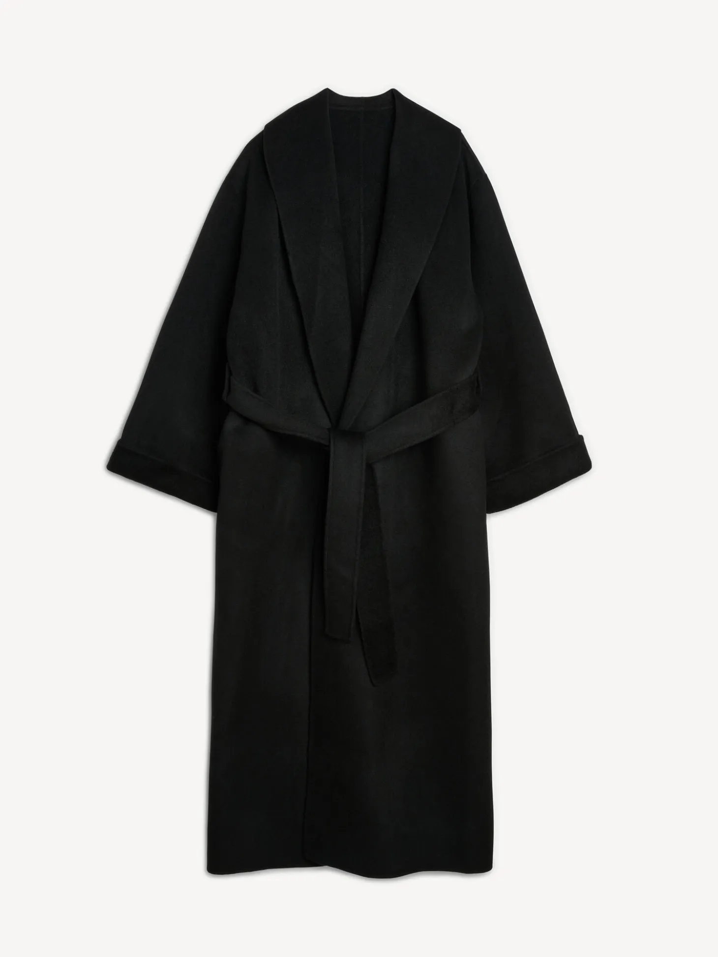 New By Malene Birger Trullem uldfrakke Black