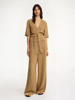 Fashion By Malene Birger Ullas bluse LightBrown
