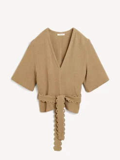 Fashion By Malene Birger Ullas bluse LightBrown