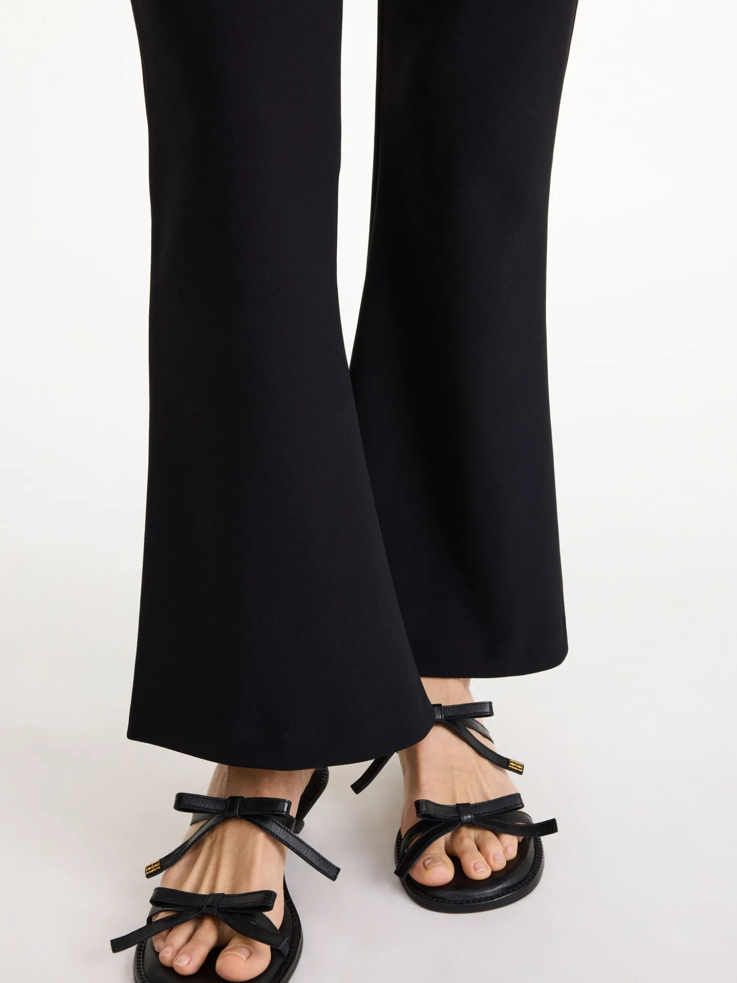 New By Malene Birger Vilanna high-waist trousers Black