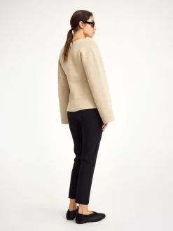 Fashion By Malene Birger Vilea cropped bukser Black