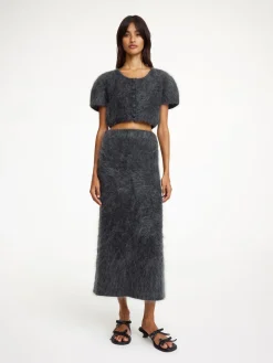 Discount By Malene Birger Zhara top Jetgrey