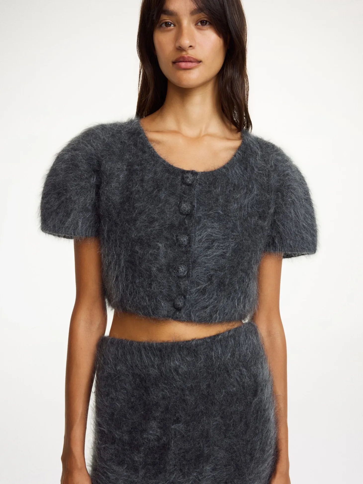 Discount By Malene Birger Zhara top Jetgrey