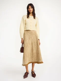Sale By Malene Birger Zharea cardigan i uldblanding SeaMist