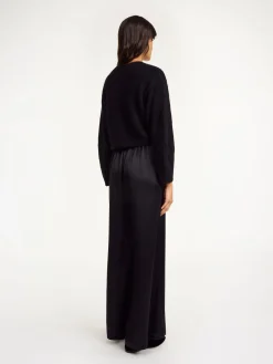Fashion By Malene Birger Zharea cardigan i uldblanding Black