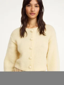 Sale By Malene Birger Zharea cardigan i uldblanding SeaMist