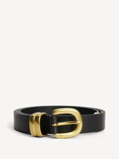 Clearance By Malene Birger Zoilo l&aelig;derb&aelig;lte Black