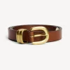 Sale By Malene Birger Zoilo l&aelig;derb&aelig;lte DarkBrown