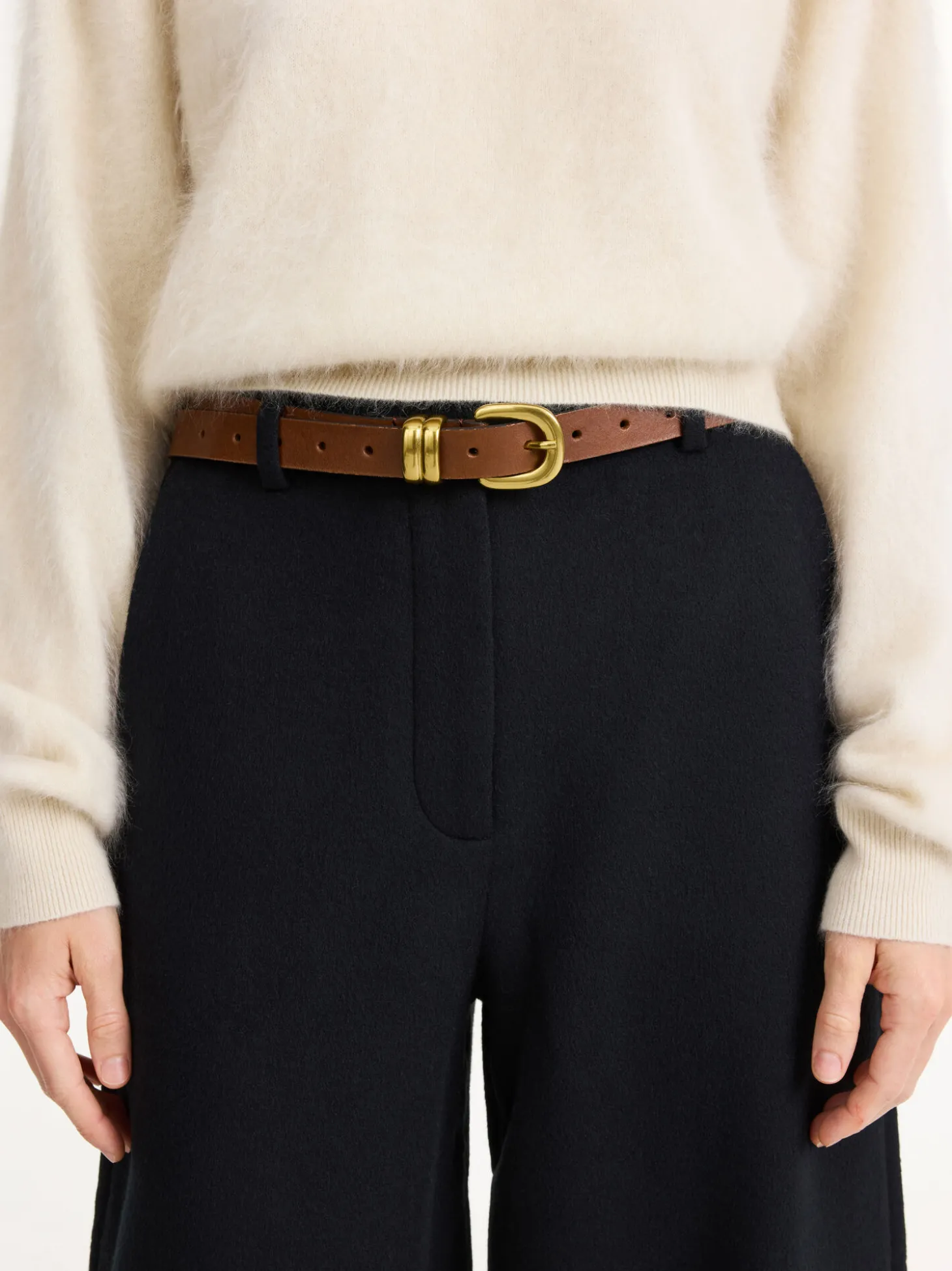 Sale By Malene Birger Zoilo læderbælte DarkBrown