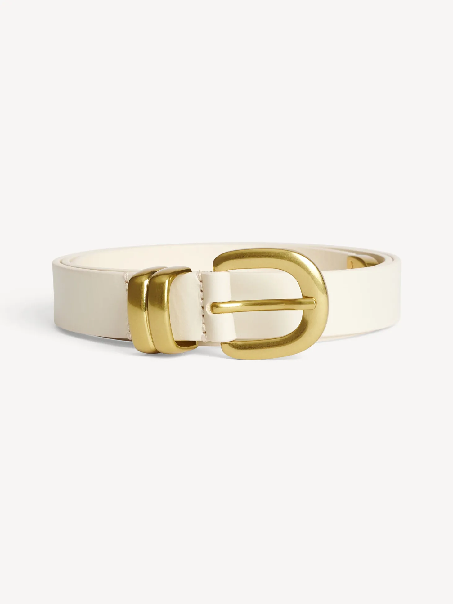 Hot By Malene Birger Zoilo læderbælte SoftWhite