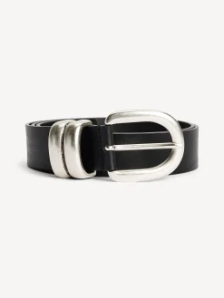 Hot By Malene Birger Zoira l&aelig;derb&aelig;lte Black